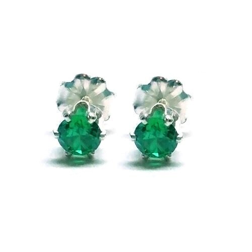 Discover 283+ emerald cz earrings latest
