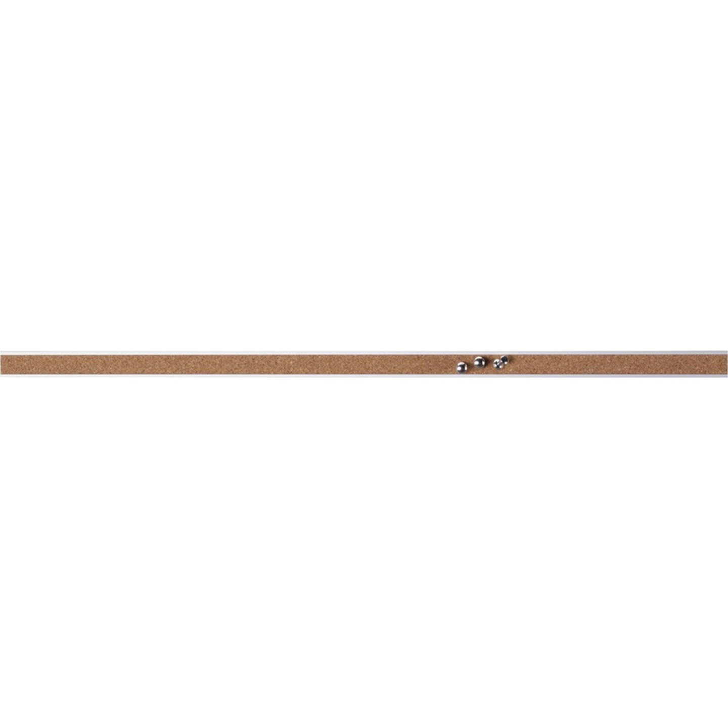 Lorell Cork Bulletin Bars, 36&#x22;, Self-Sealing Strip, 3-pack Aluminum