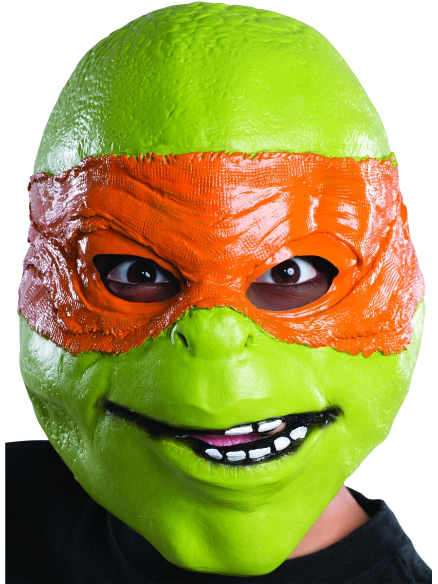 Child's Teenage Mutant Ninja Turtles Michelangelo 3/4 Mask Costume Accessory