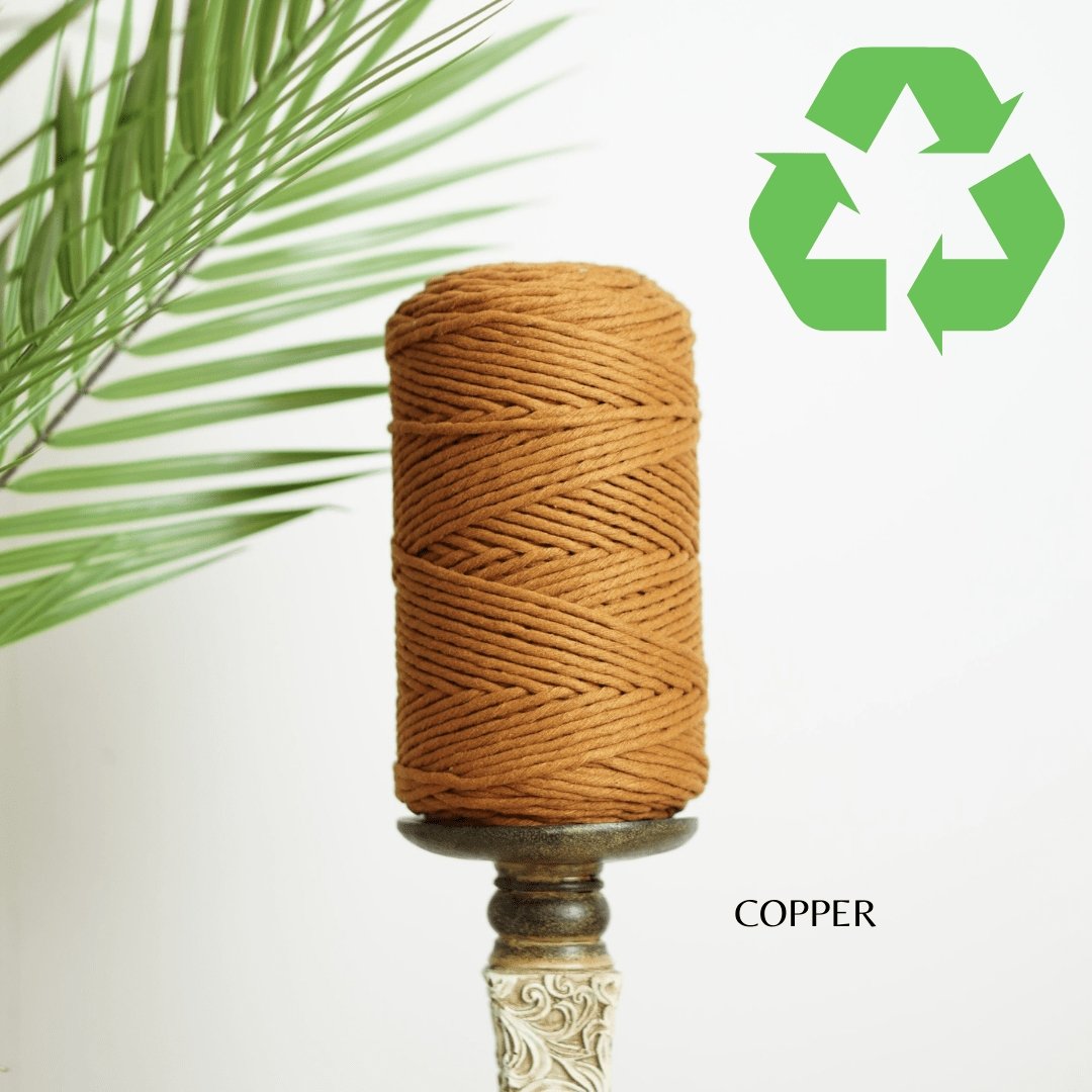 3mm Single Strand Macrame Cotton Cord, 23 Beautiful Colors, Macrame Wall Hanging, Plant Hangers, Cotton Rope for Macrame