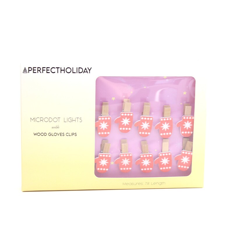 20 LED Copper Wire Microdot Lights, Including 10 LED Clips - Battery-Powered Versatile Indoor Decorative Lighting - Create a Cozy Ambiance Indoor Lights