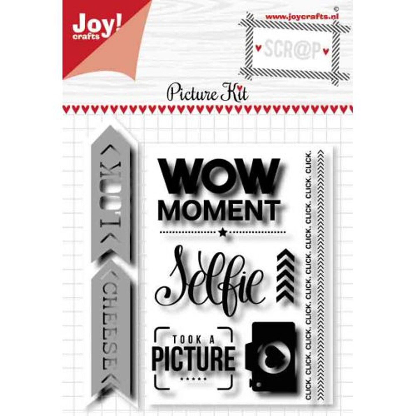Joy! Crafts Scrap Stencil &#x26; Stamps - Picture Kit