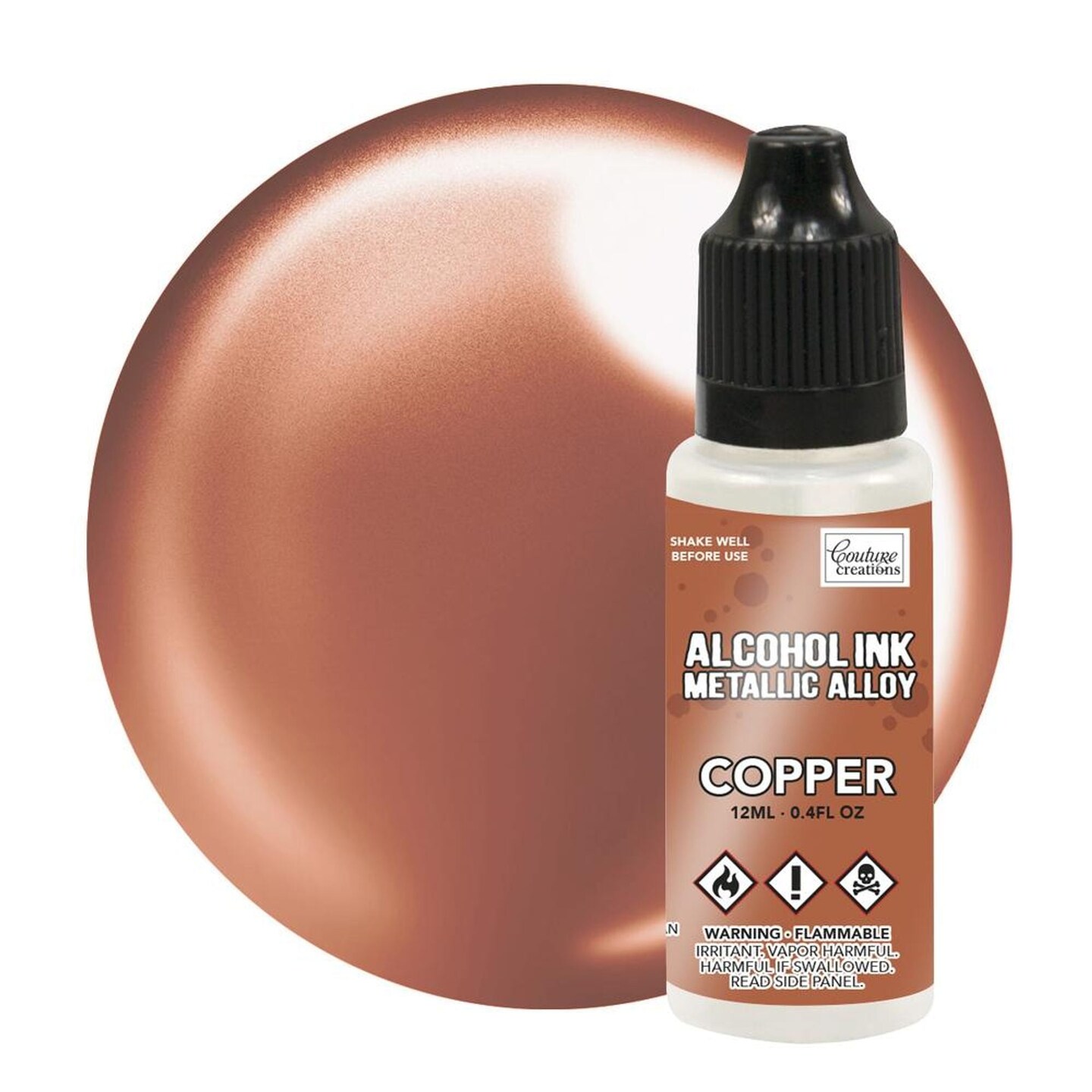 Couture Creations Alcohol Ink Metallics 12ml - Bronze