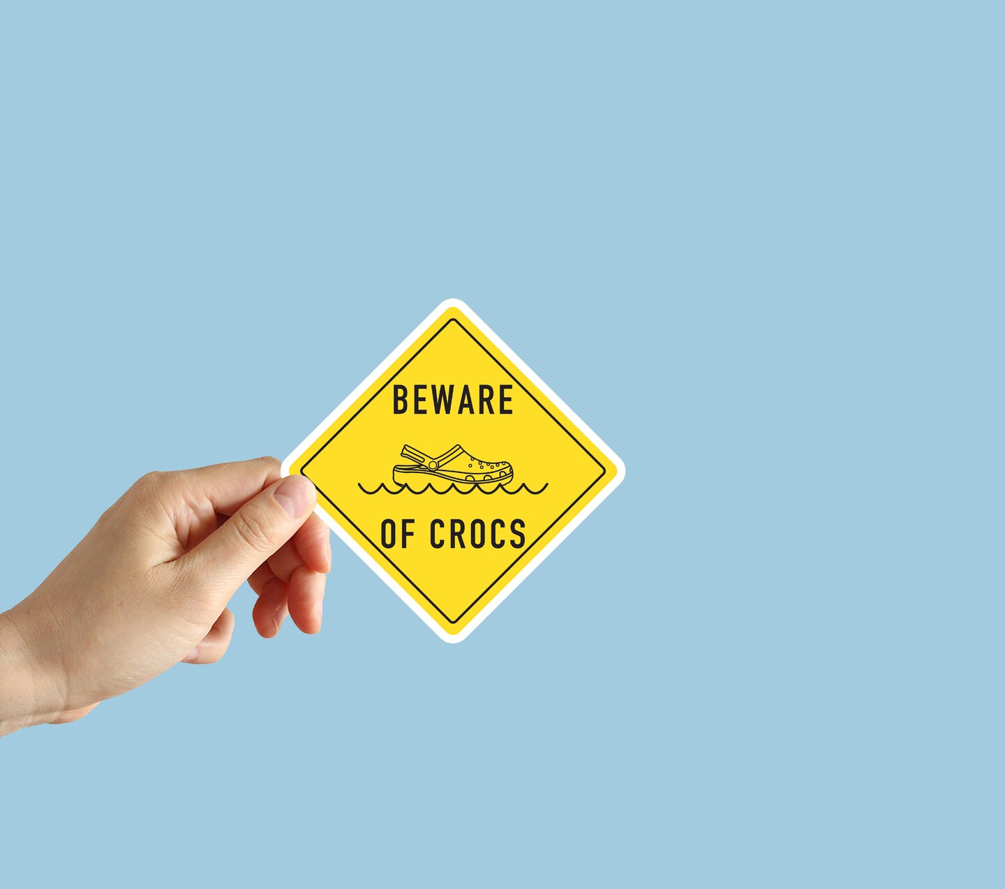 Beware Of Crocs Sticker Crocs Sticker Croc Lover Sticker Water