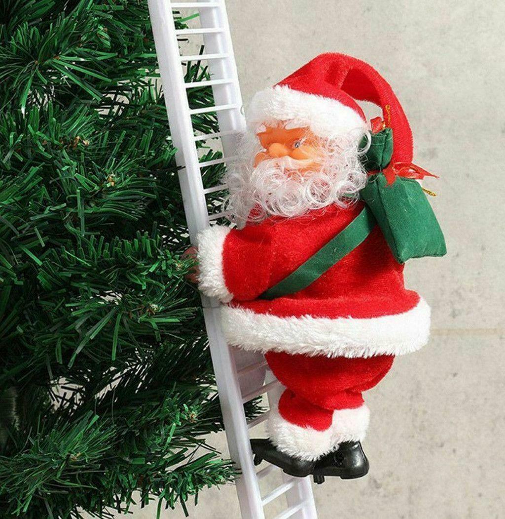 Christmas Disposable Tableware Xmas Tree Santa Claus Climb Ladder