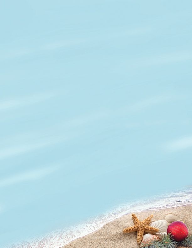 Great Papers! Beachy Holiday Letterhead for Invitations, Announcements and Messages, Printer Friendly 8.5" x 11", 80PK