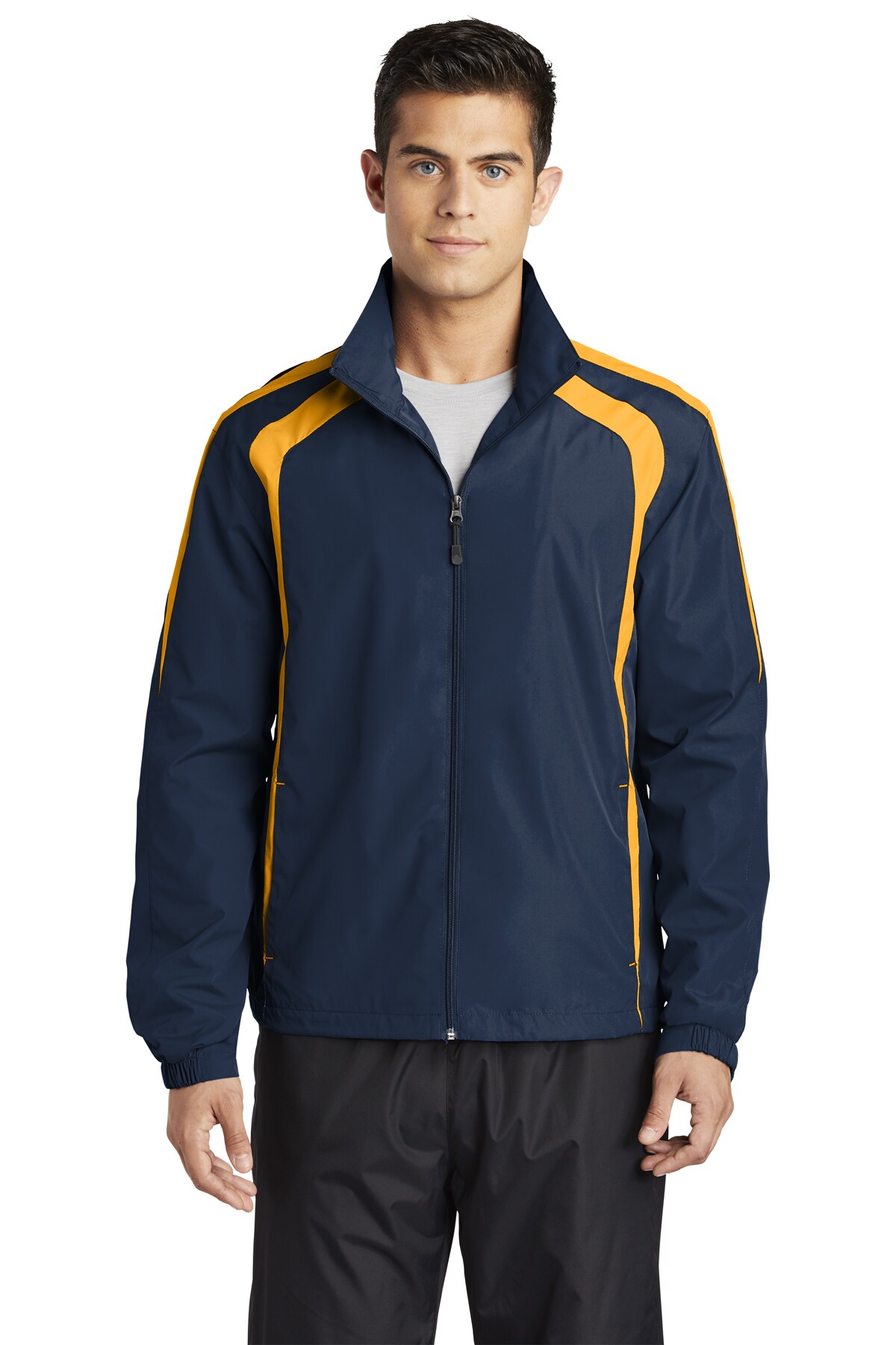 Sport-Tek Men&#x27;s Colorblock Raglan Jacket popular choice for Man With a stylish and comfortable jacket suitable for various outdoor activities and casual wear