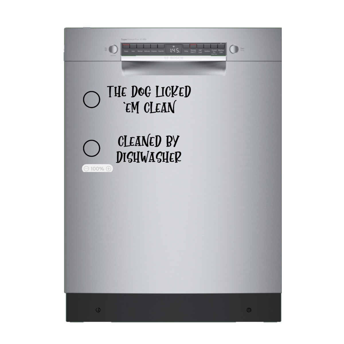 Clean and Dirty Dog Dishwasher Decal, Appliance Decals | MakerPlace by ...