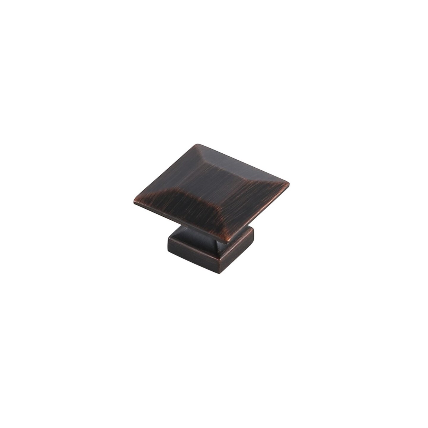 Cecil 1.3&#x22; Oil-rubbed Bronze Square Knob Multipack (Set of 10)