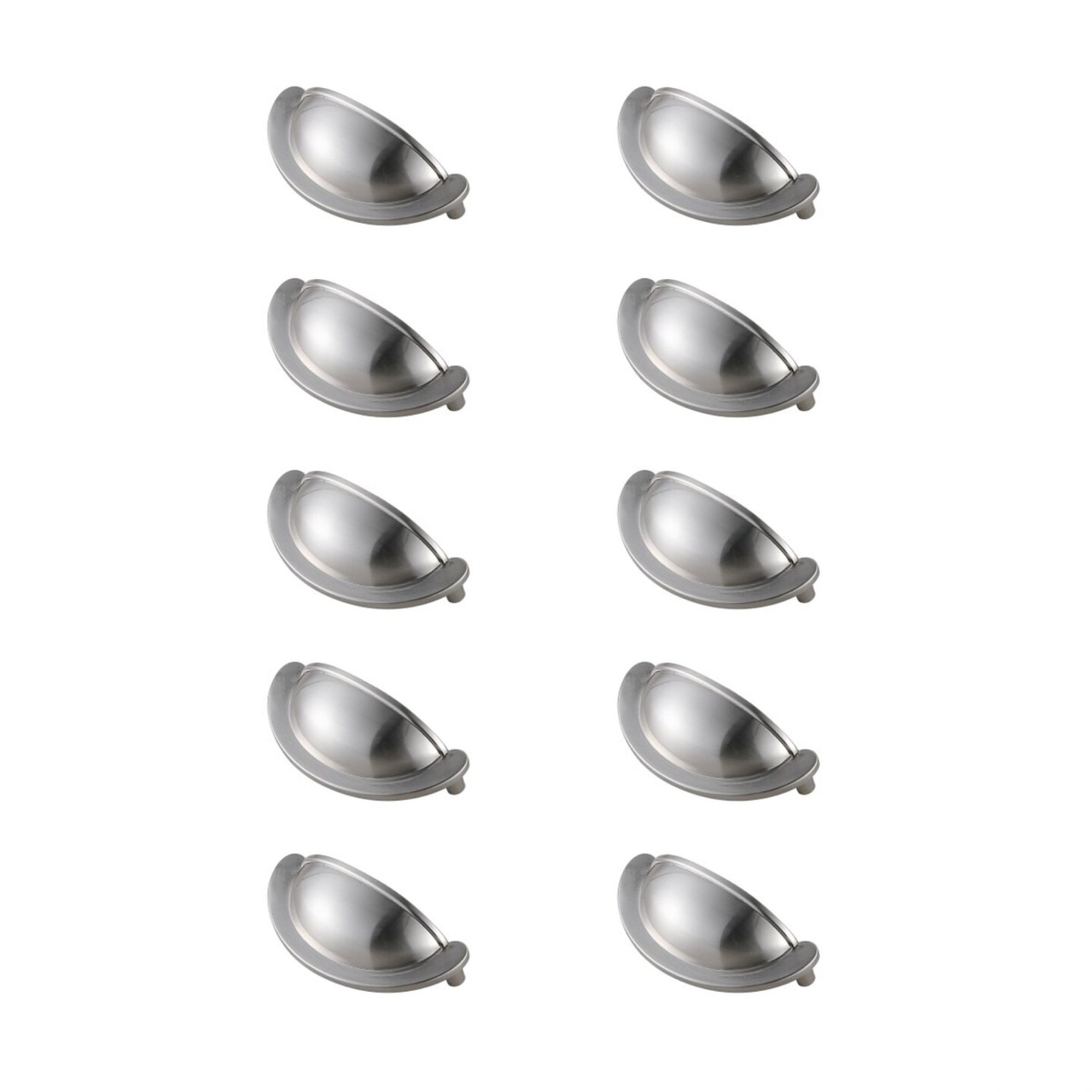 Claude 2-3/4" Center to Center Brushed Nickel Cup Bar Pull Multipack (set of 10)