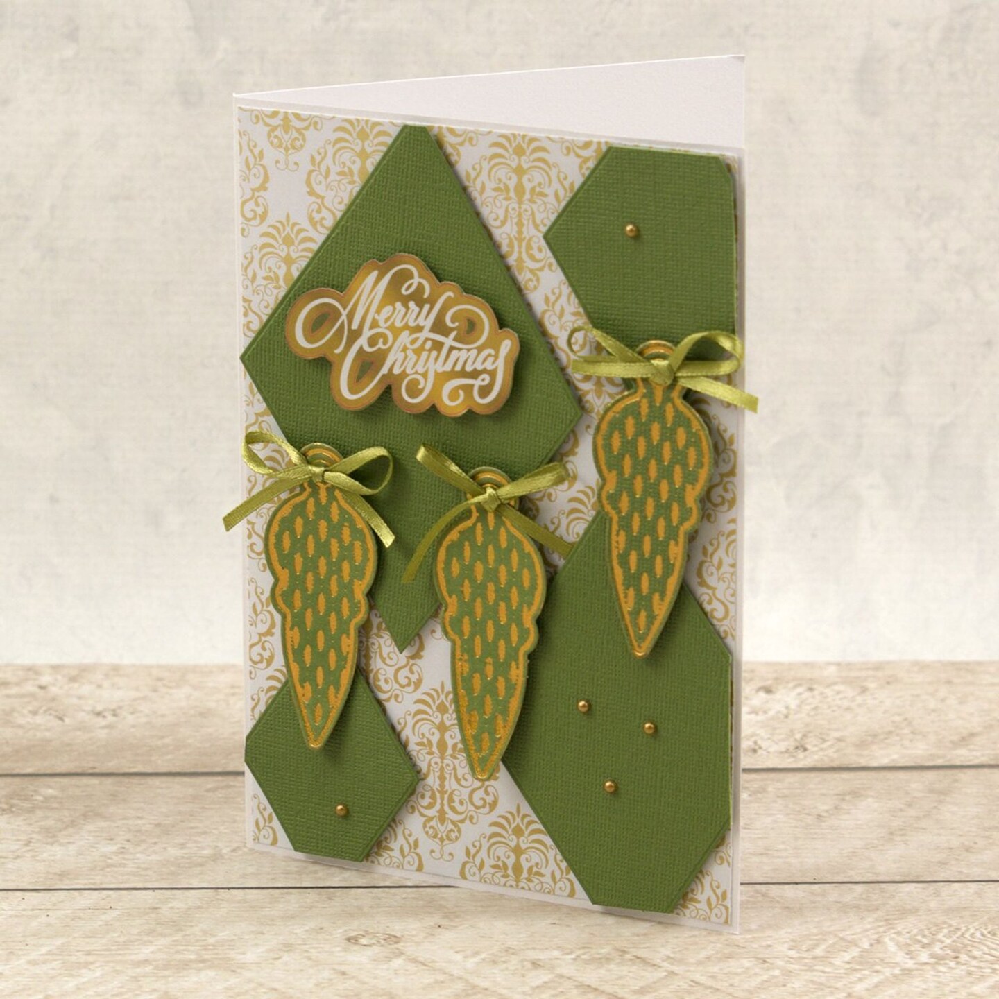 Couture Creations Cut, Foil and Emboss Die-Dimensional Decorations-Raindrop Bauble