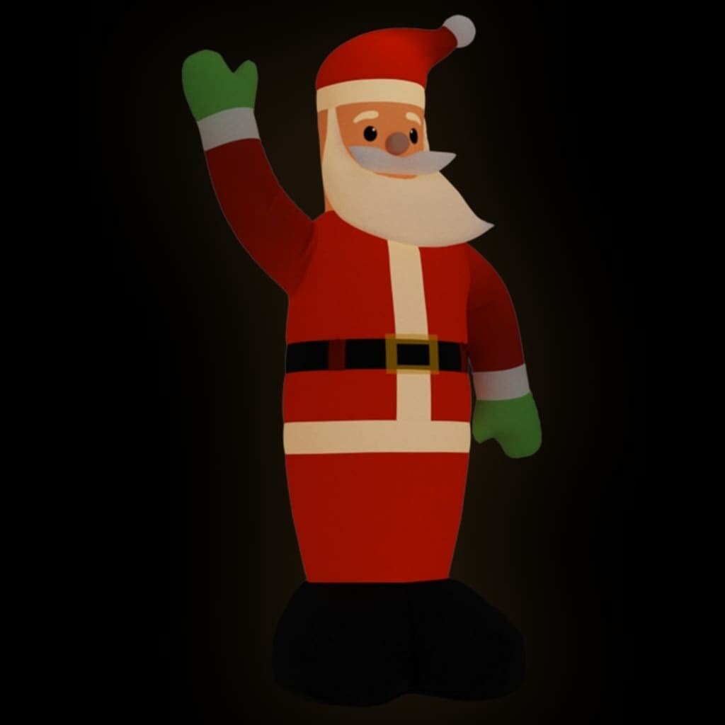 Christmas Inflatable Santa Claus with LEDs 322.8&#x22;