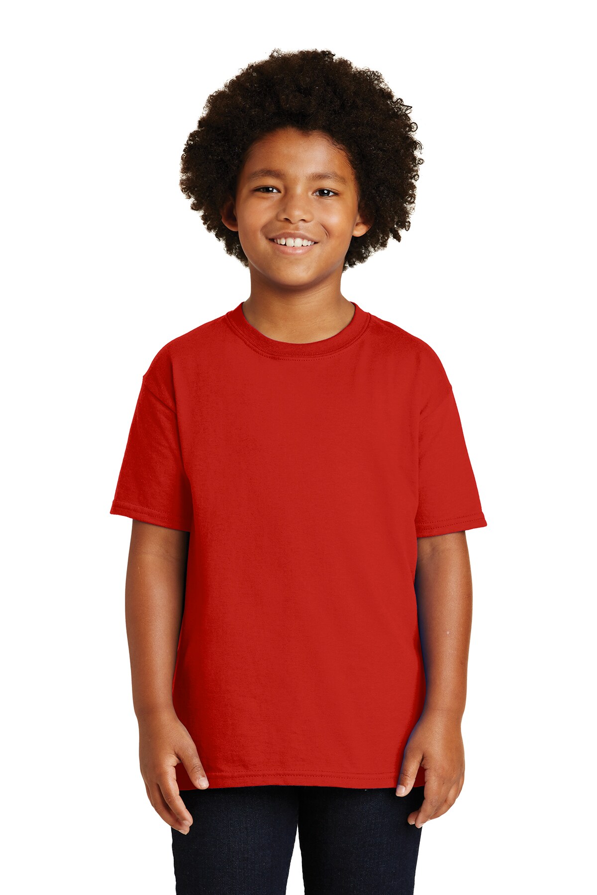 Gildan® Youth Ultra Cotton Heavyweight Short Sleeve T Shirt For Custom Printing And Durable School Wear