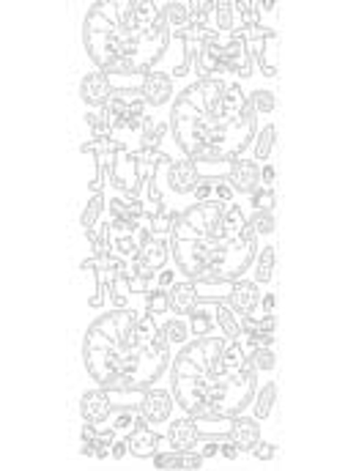 Starform Deco Stickers - Baby Boy - Glitter Blue