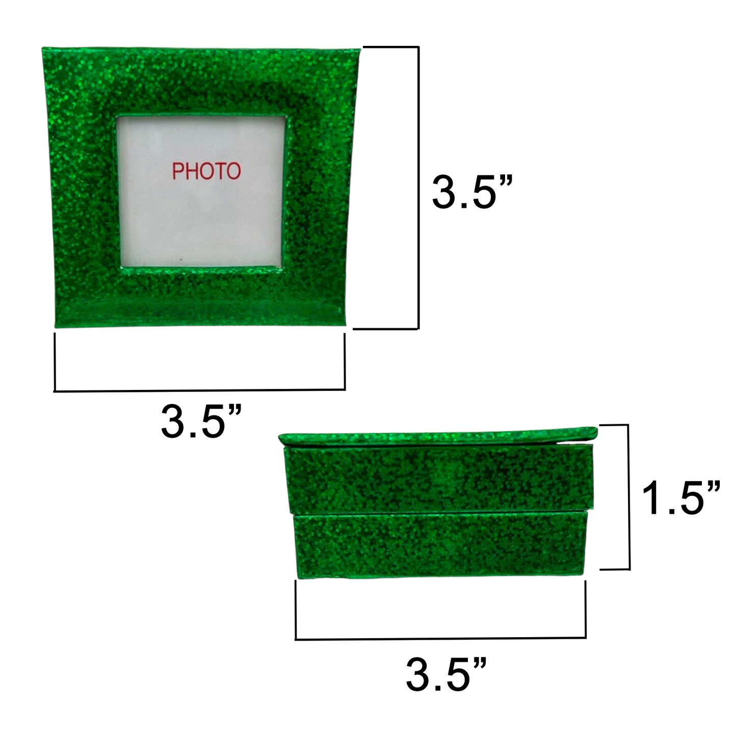 Value Pack of 12 Small Square Photo Frame Gift Box