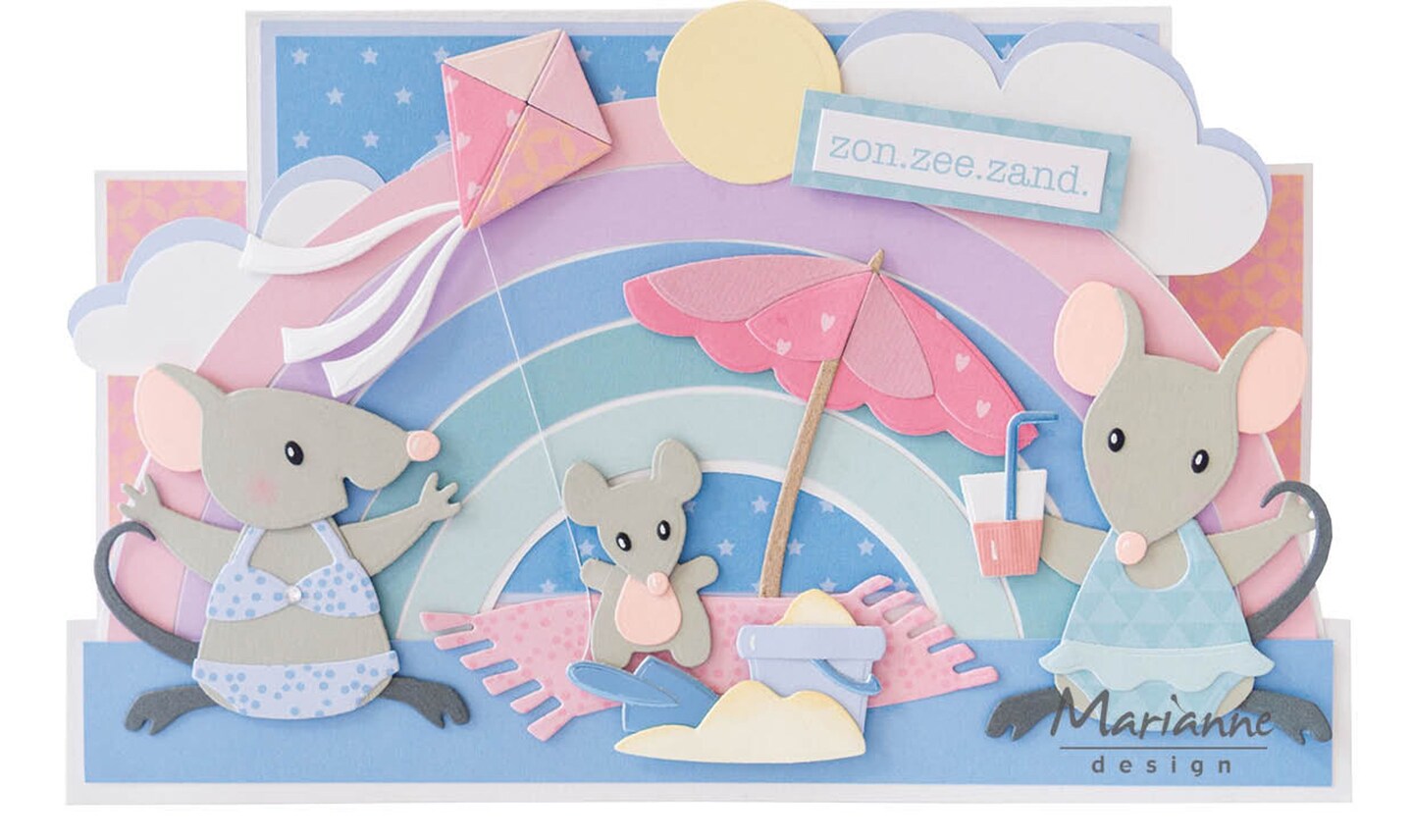 Marianne Design Craft Stencil Rainbow