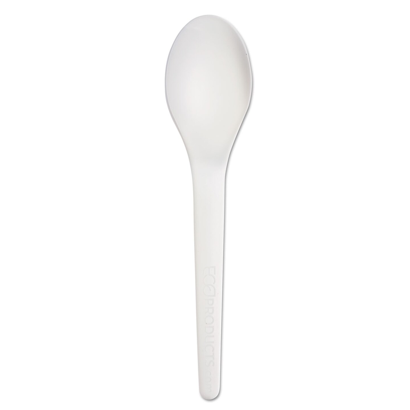 Eco-Products Dispensable Plastic Forks, Compostable, White, Pack