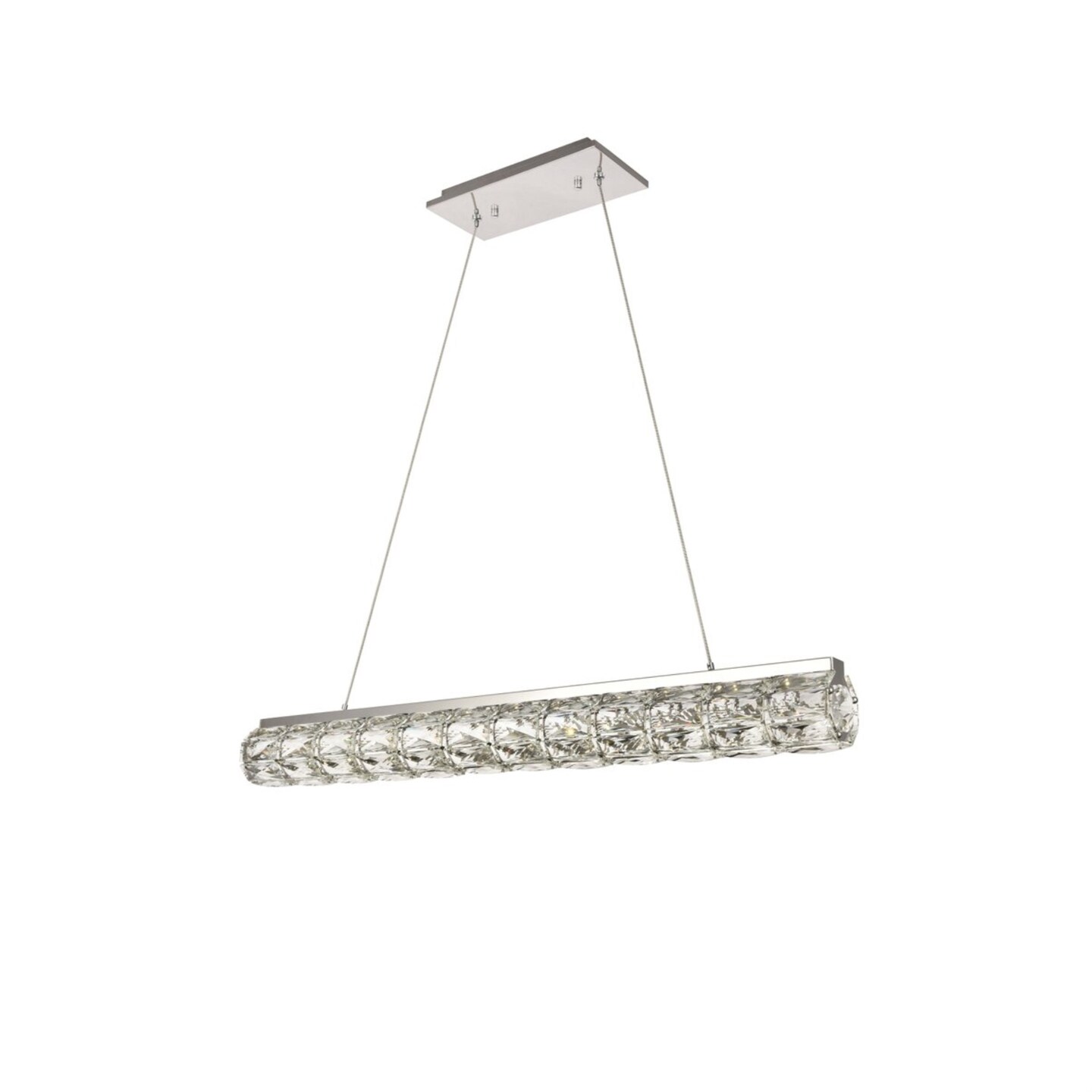 Valetta Integrated LED chip light Chrome Chandelier Clear Royal Cut Crystal