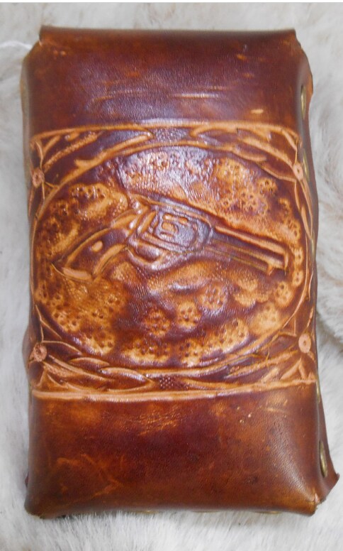 western cigarette case western style revolver tooled cigarette case