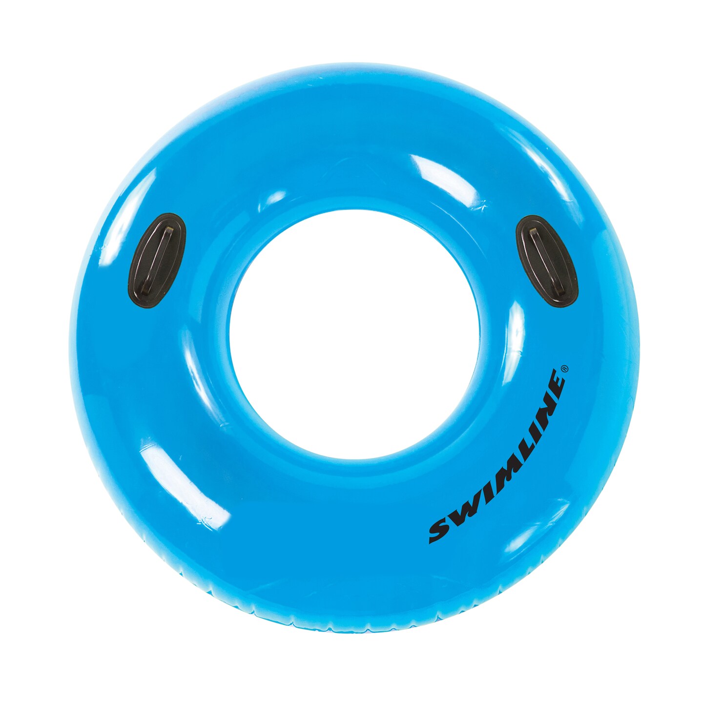 Swim Central 36" Inflatable Aqua Blue Swimming Pool Inner Tube Ring Float