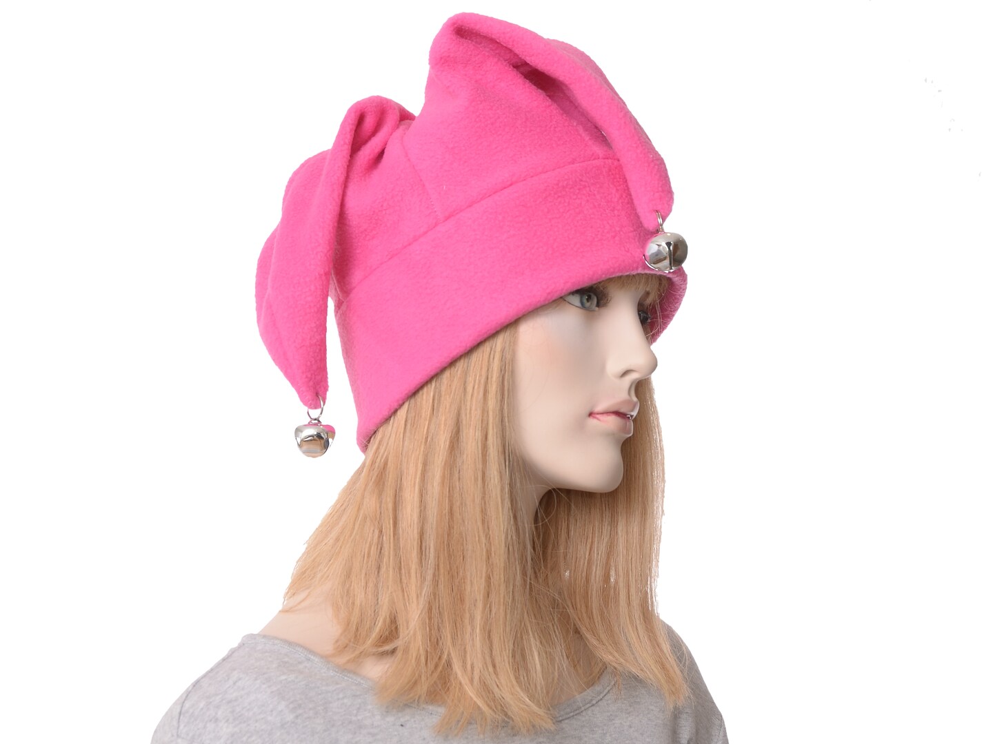 Pink best sale fleece hat