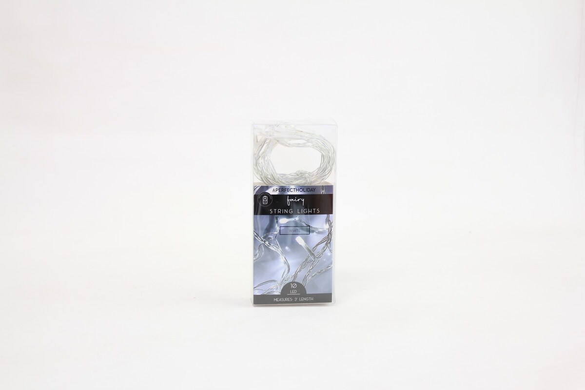 10 LED String Light Battery Operated - Bright Fairy Lights Two AA Battery Powered - Decorative Starry String Lights for Indoor and Outdoor Use - Ideal for Weddings, Parties, and Home Decor