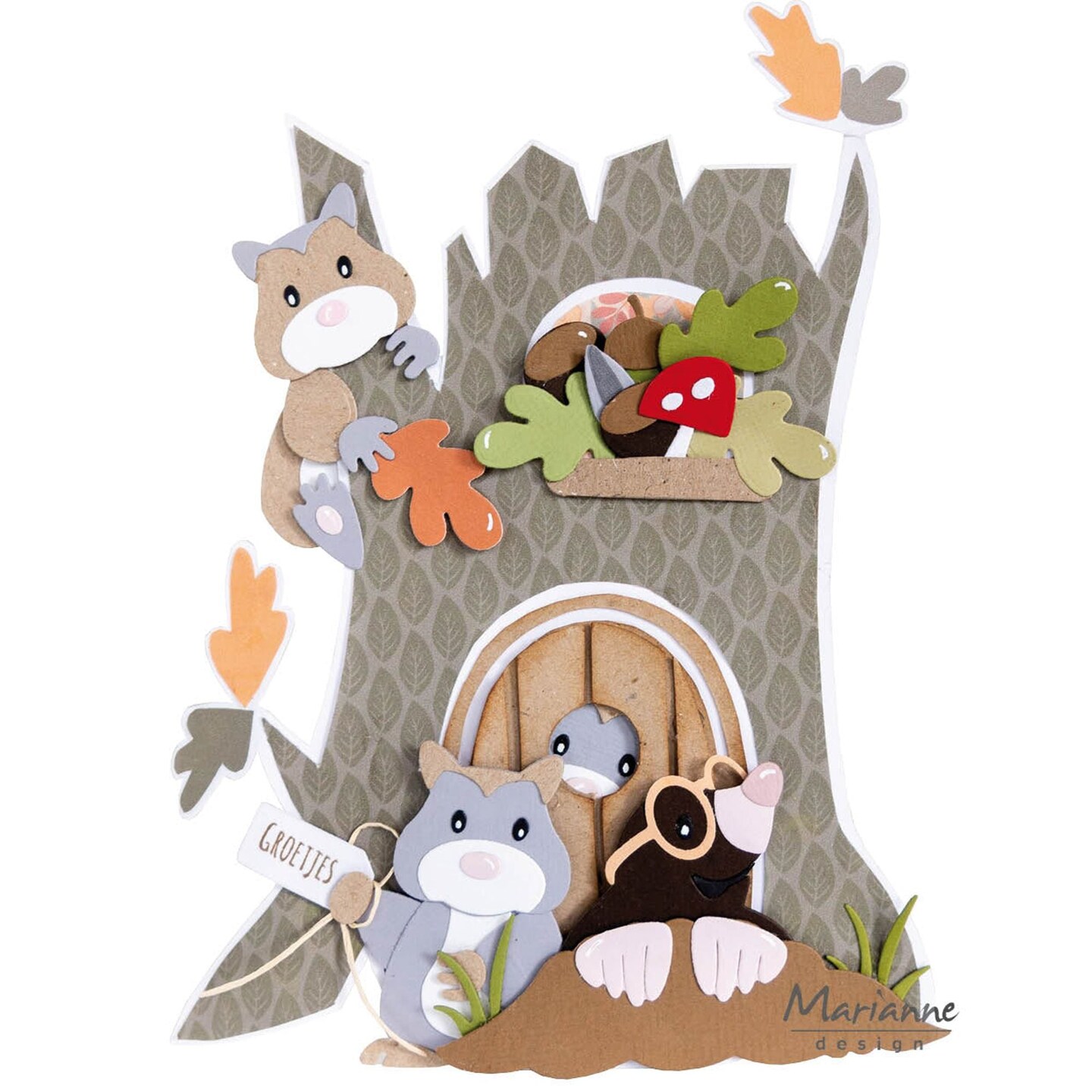 Marianne Design Craft Stencil Treehouse By Marleen