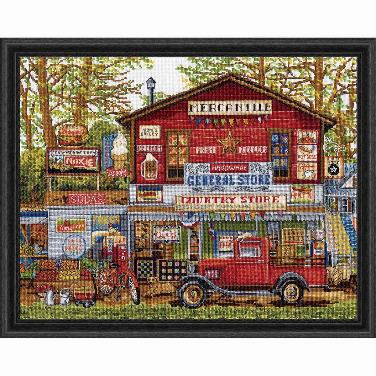 Design Works  Open for Business Counted Cross-Stitch Kit