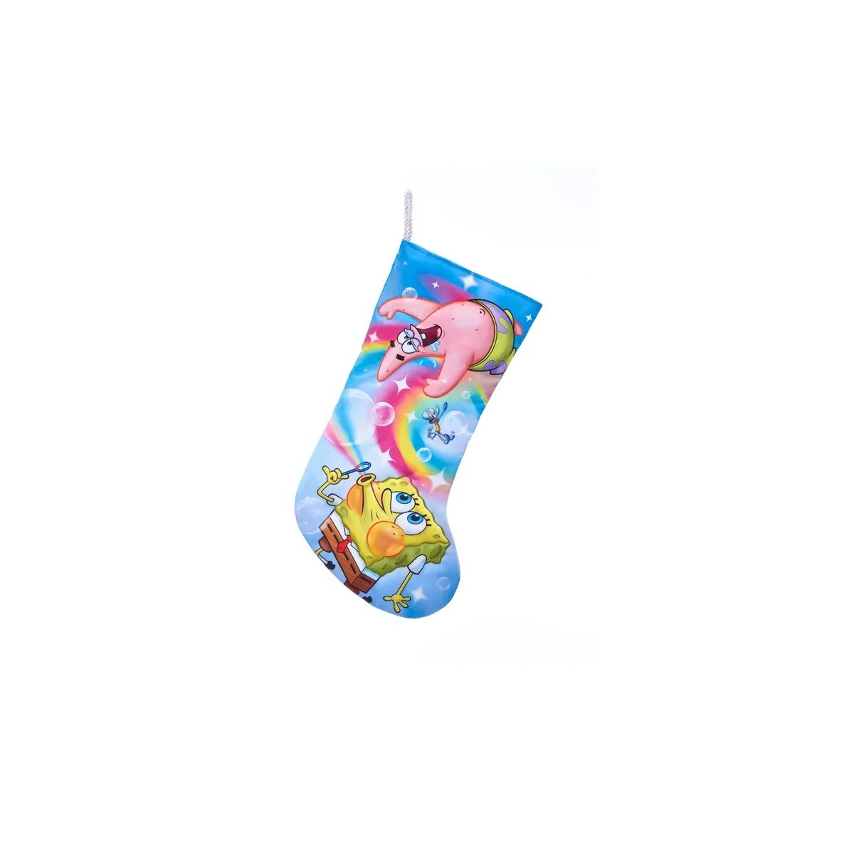 KSA Pack of 4 SpongeBob SquarePants Rainbow Christmas Stockings 19"