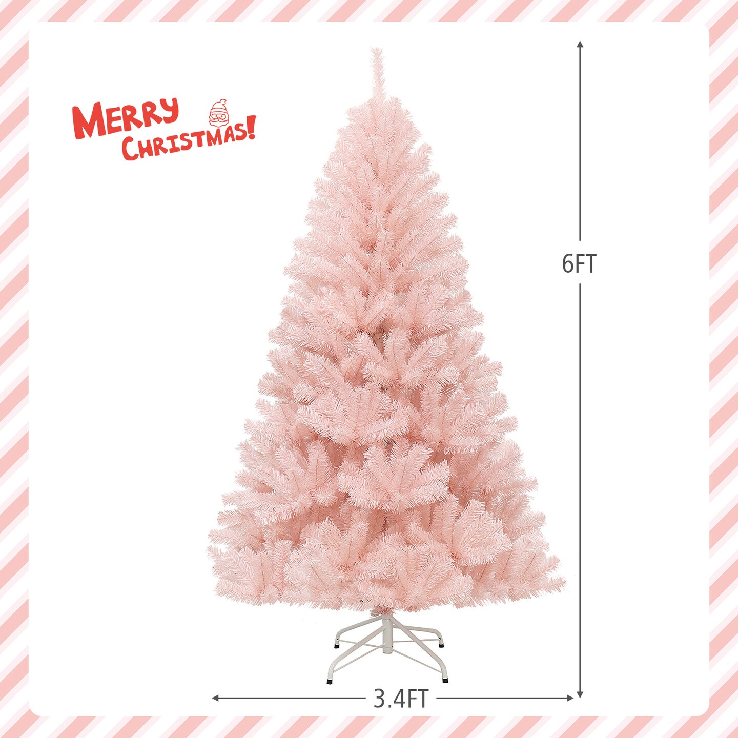 Artificial Christmas Tree Hinged Full Fir Tree