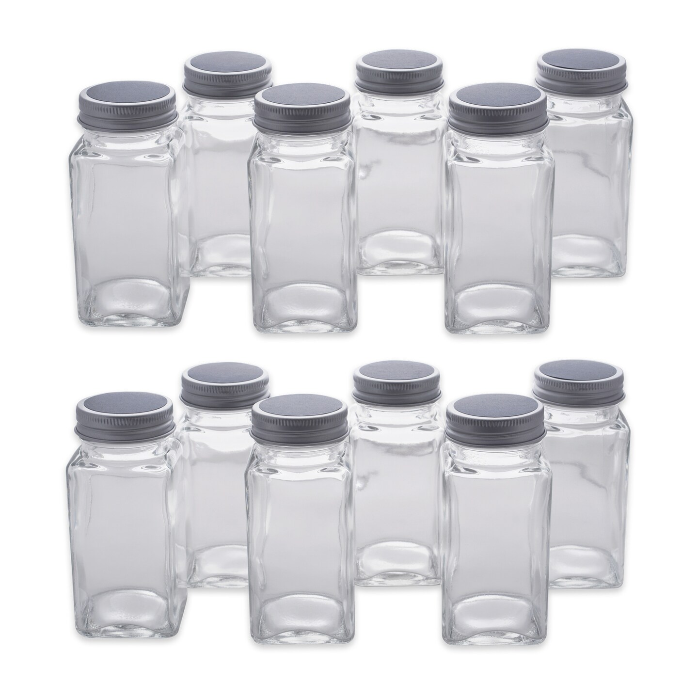 DII 12-Piece Spice Jar Set With Chalkboard Labels