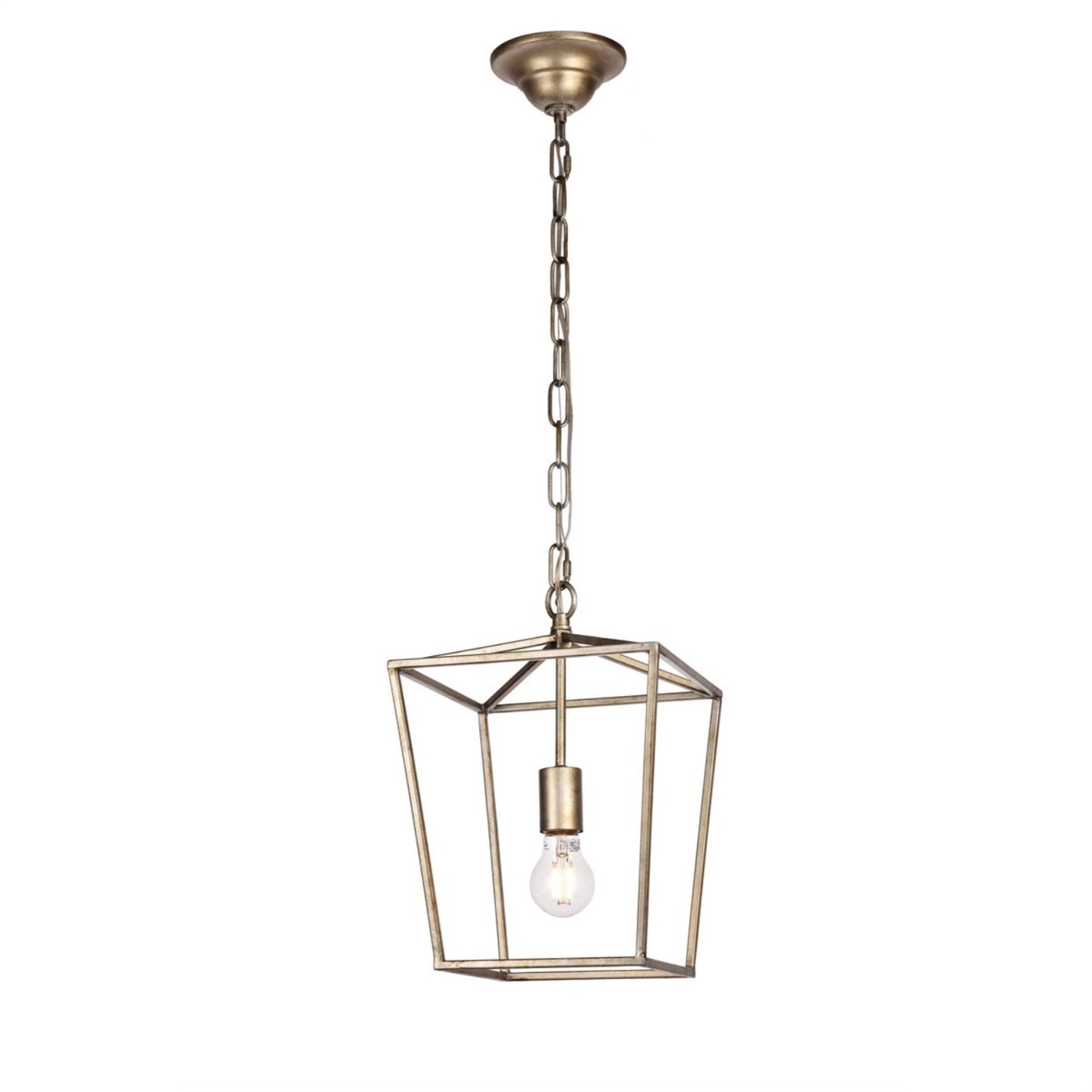 Maddox Collection Pendant D9.75 H14.5 Lt:1 Vintage Silver Finish