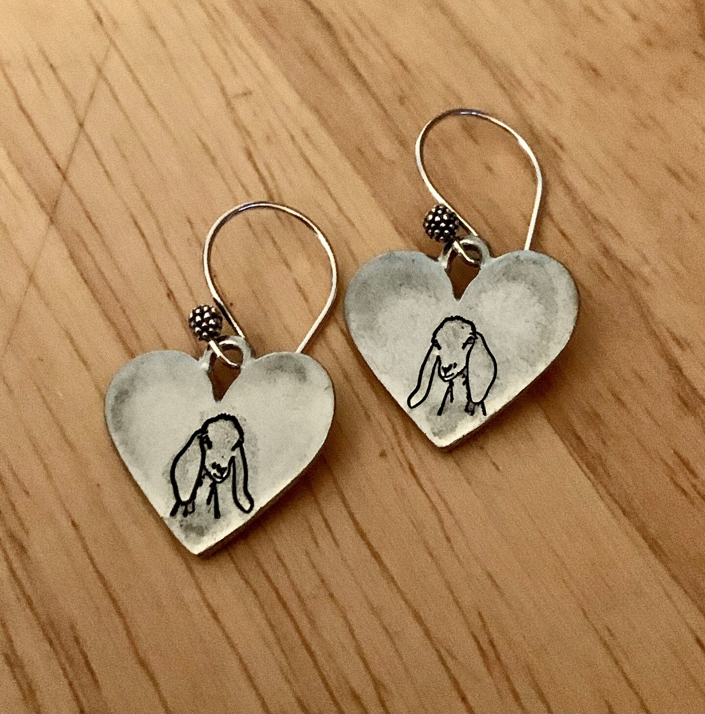 Goat earrings clearance