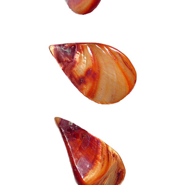 Sea Shell Hand Crafted Fan/Drop Shape Beads/Pandants