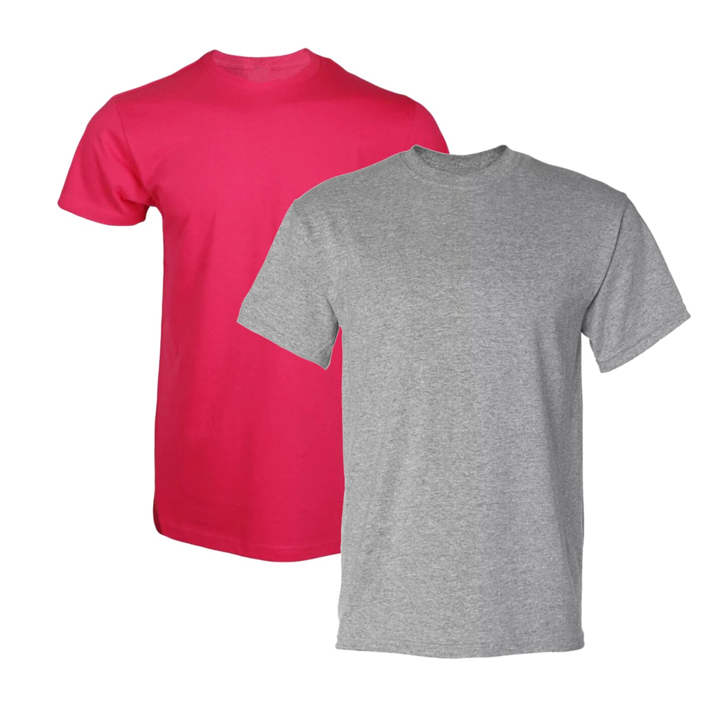 Experience unbeatable comfort and exceptional value with our Men's Crew Ultra  Soft Plain Short-Sleeve Adult T-Shirts. They are a 2-pack designed to  deliver both style and affordability, RADYAN®