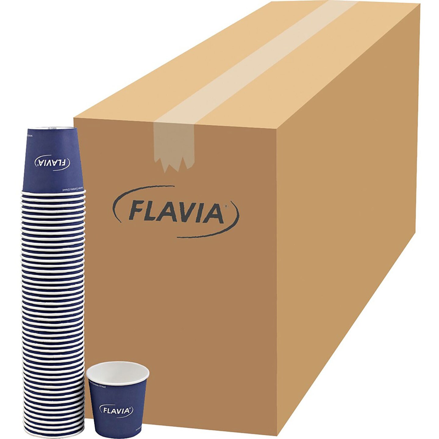 Flavia Hot Beverage Paper Cups - 10 fl oz - 1000 / Carton - Blue - Paper - Beverage, Hot