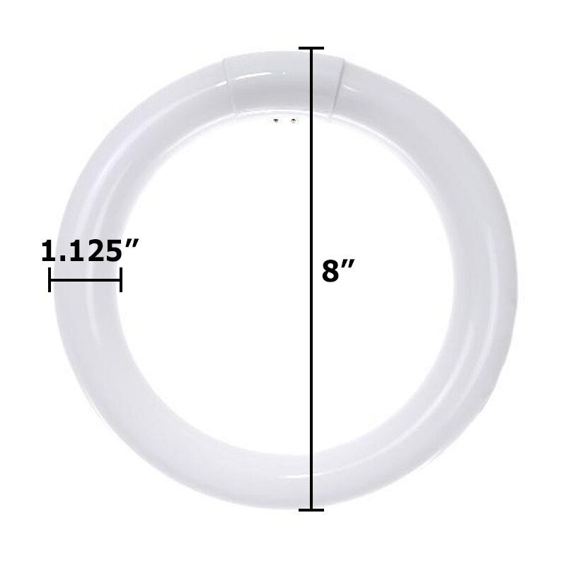 SUNLITE FC8T9 22W T9 4100k Cool White 8inch Circline Fluorescent Bulb