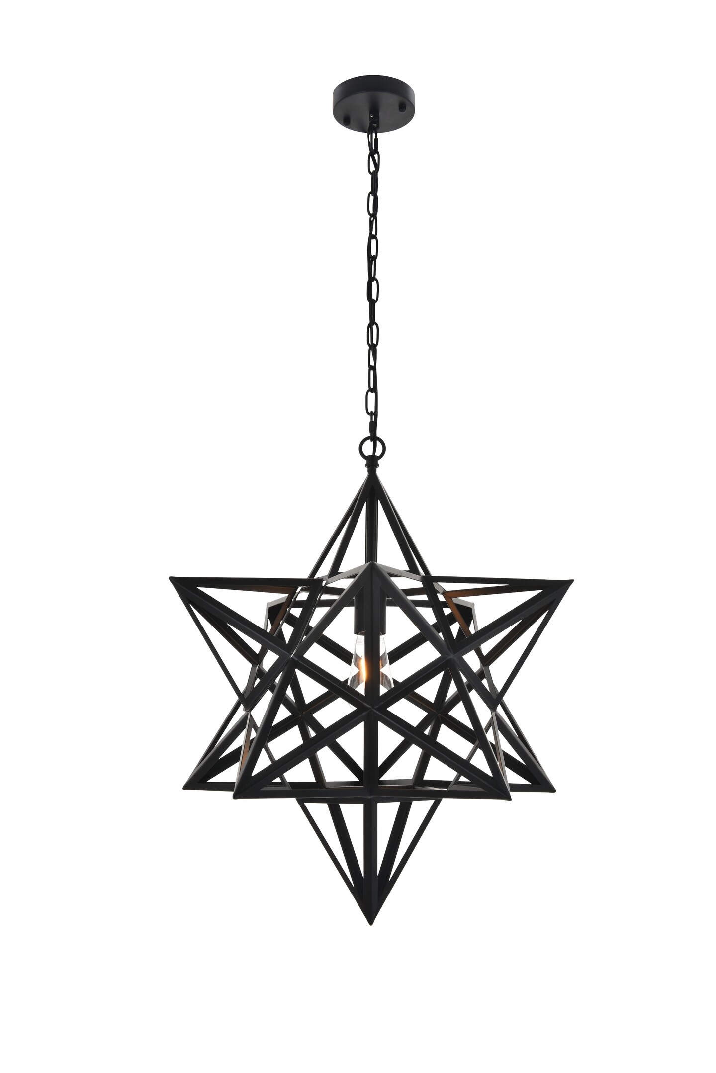 Nocturne 1 light black Pendant