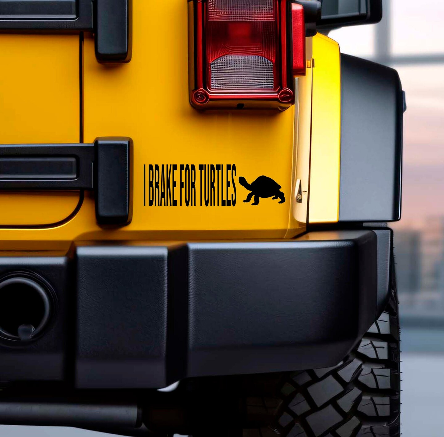 CafePress 'I Brake For Turtles' Bumper Sticker - 10x3 Inch Rectangle Vinyl Decal For Car, Laptop, Window - View #8