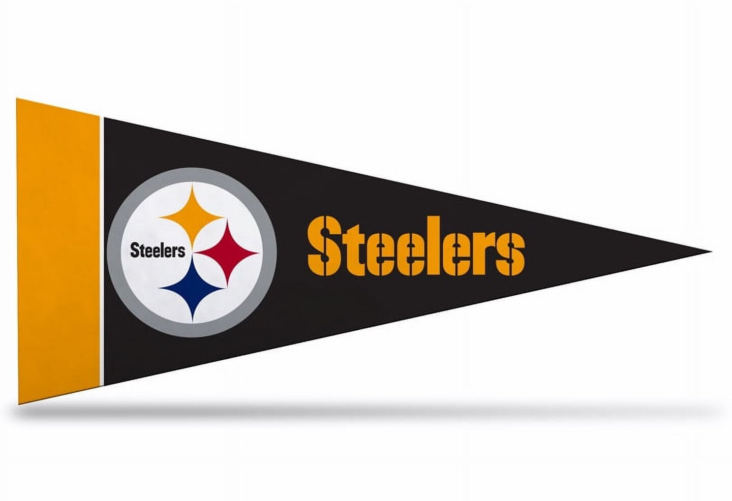 8 Pack Steelers Mini Pennants, 4&#x22; x 9&#x22; - Licensed By Rico