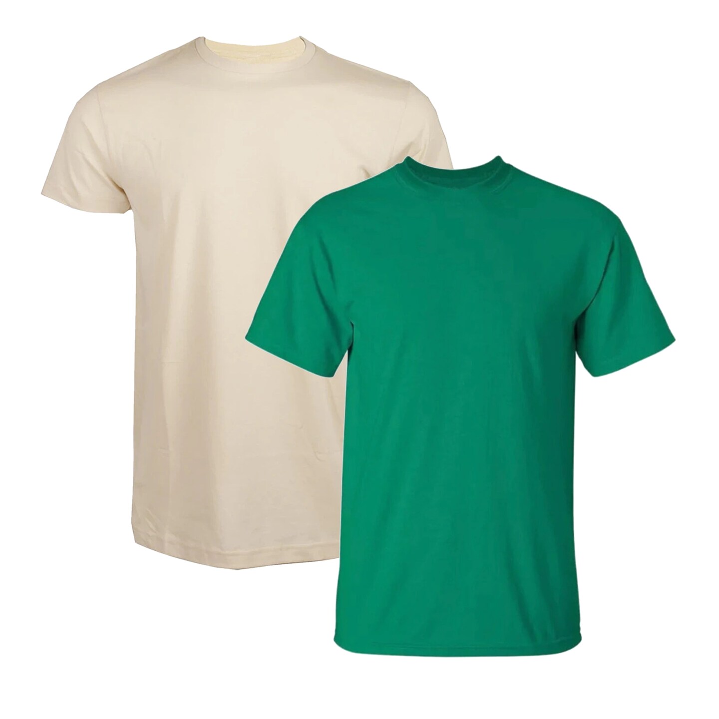Men&#x27;s Crew Ultra Soft Plain Short-Sleeve Value T-Shirts