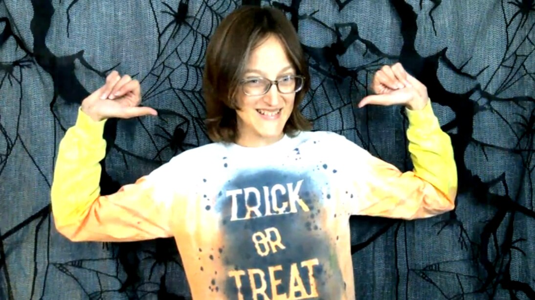 How-To name is Halloween Tie Dye - Candy Corn DIY Shirt