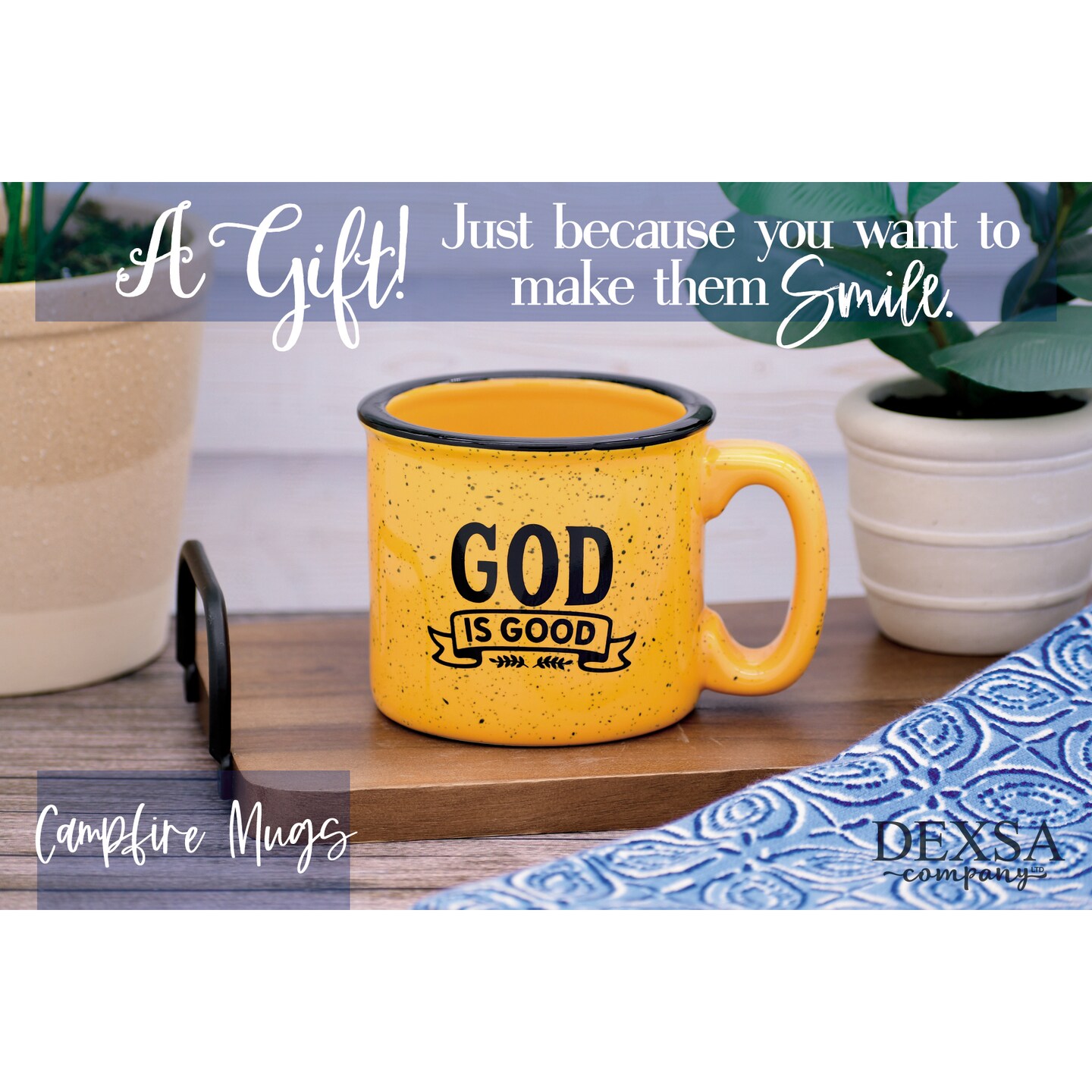 Dexsa God Is Good All The Time 15 ounce Designer Ceramic Mug