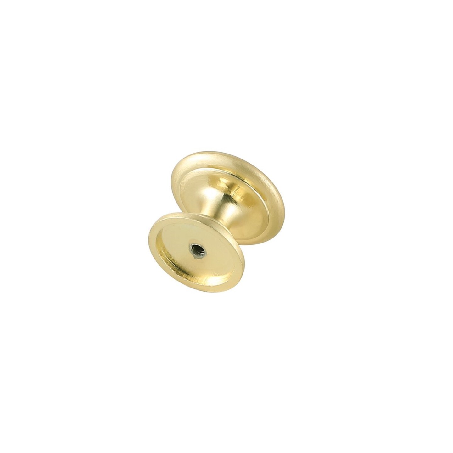 Kaid 1.2&#x22; Diameter Brushed Gold Mushroom Knob Multipack (Set of 10)