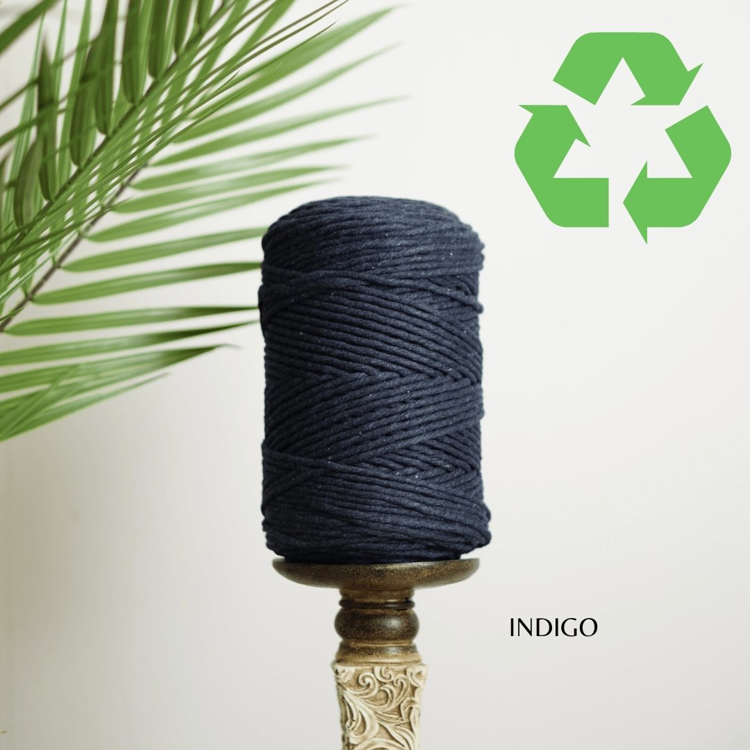 3mm Single Strand Macrame Cotton Cord, 23 Beautiful Colors, Macrame Wall Hanging, Plant Hangers, Cotton Rope for Macrame