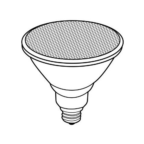 SUNLITE 4w PAR38 120LED, Medium Base Red LED Light Bulb