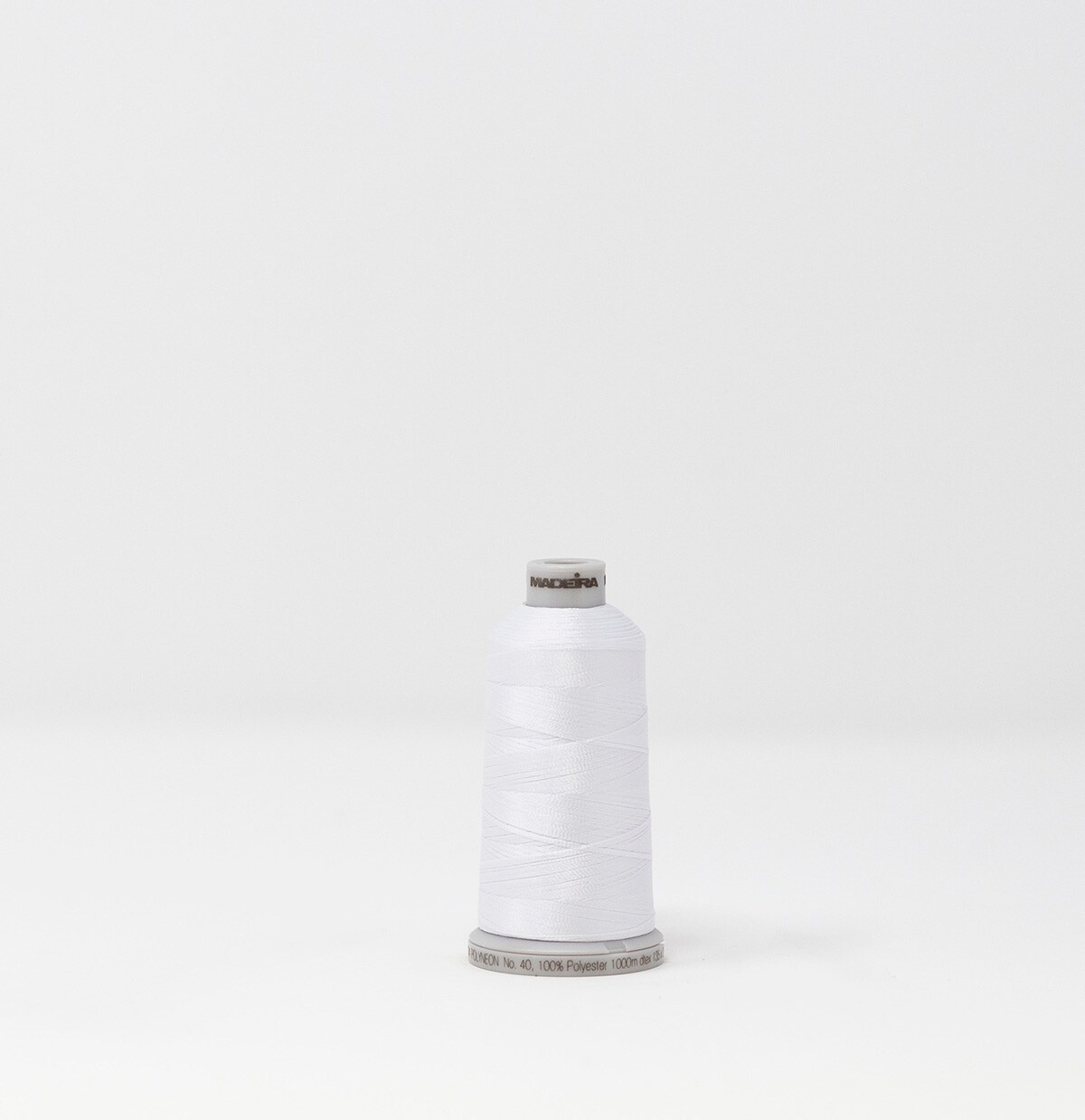 Polyneon Machine Embroidery Thread -- 1,100 yards spool -- Super White Color, Ref. #1801 by Madeira®