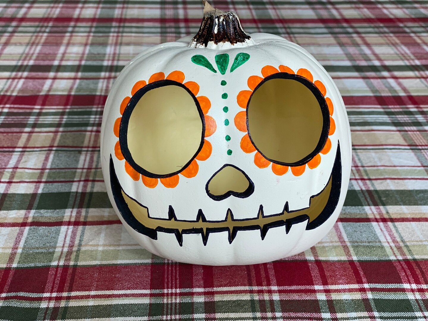 Sugar Skull Pumpkin Mary
