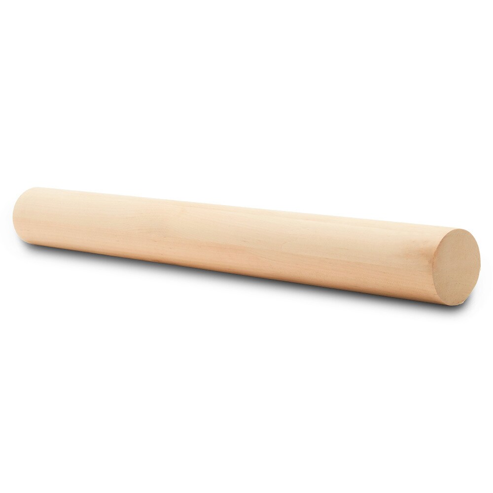 Wooden Dowel Rods 2 inch Thick, Multiple Lengths, Unfinished Sticks Crafts &#x26; DIY | Woodpeckers