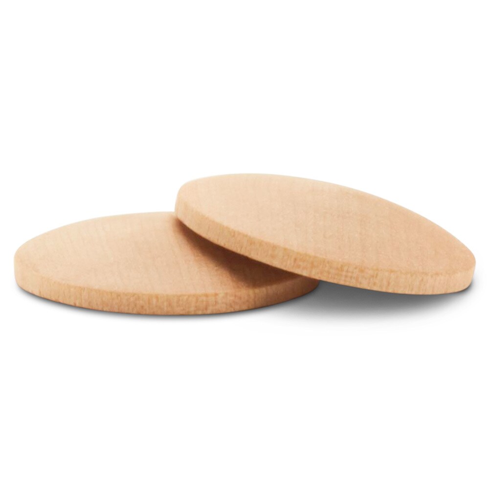 Unfinished Wood Round Discs, Domed Wooden Circle for Crafts | Woodpeckers
